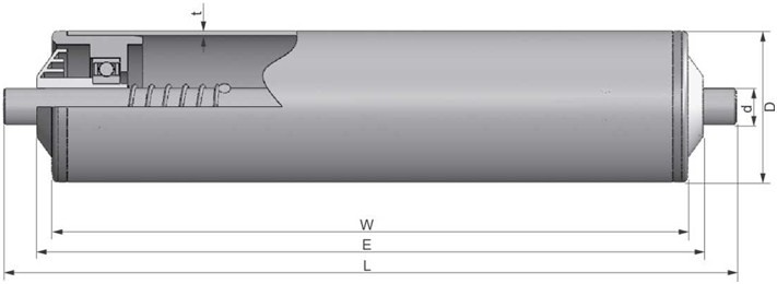 ML1100 unpowered light roller